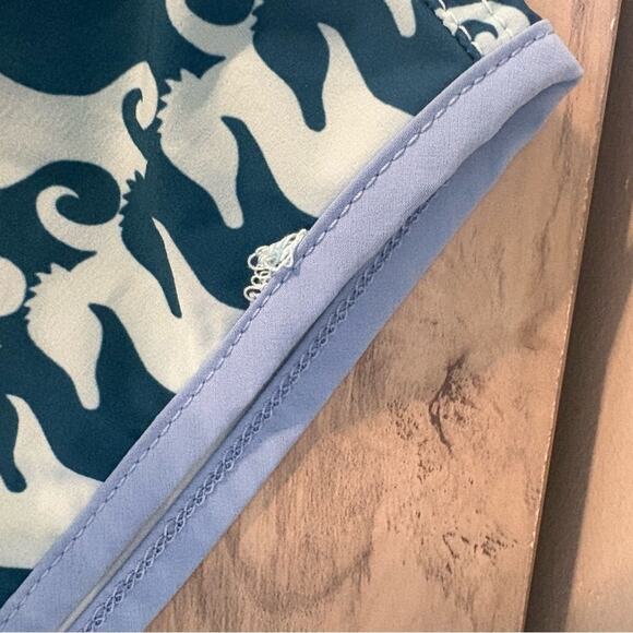 Bonobos Swim Trunks Blue Teal Seahorses 7” Size Medium - Picture 7 of 8